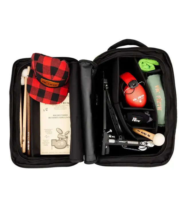 Vic Firth Professional Tech Backpack - Green/Black