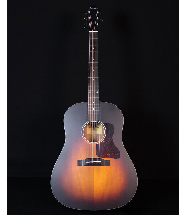 Eastman E1SS-SB Slope Shoulder Dreadnaught, Satin Sunburst with Deluxe Padded Bag