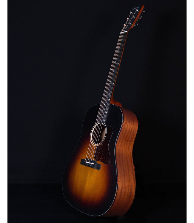 Eastman E1SS-SB Slope Shoulder Dreadnaught, Satin Sunburst with Deluxe Padded Bag