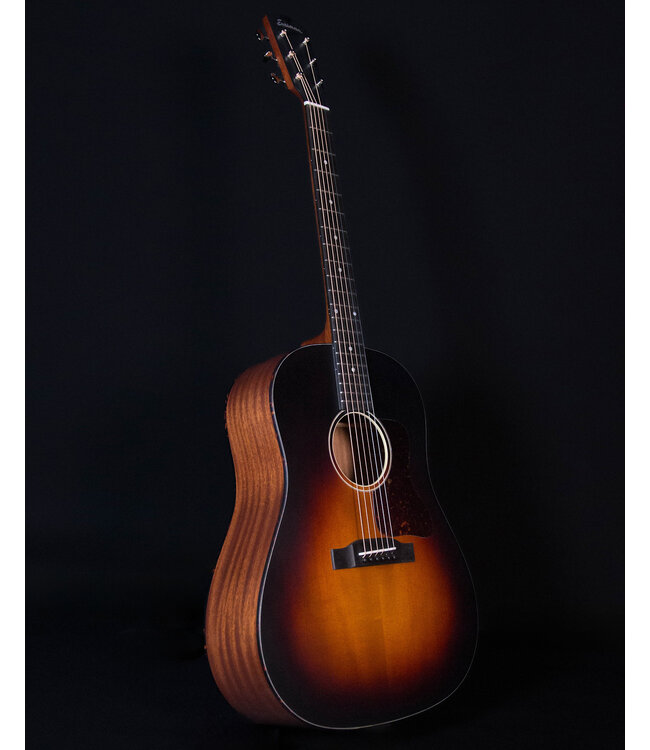 Eastman E1SS-SB Slope Shoulder Dreadnaught, Satin Sunburst with Deluxe Padded Bag
