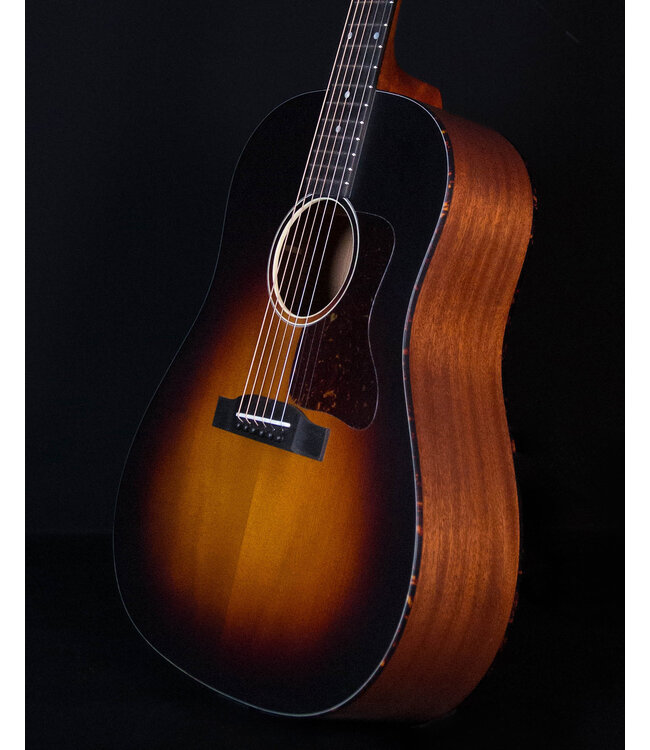 Eastman E1SS-SB Slope Shoulder Dreadnaught, Satin Sunburst with Deluxe Padded Bag