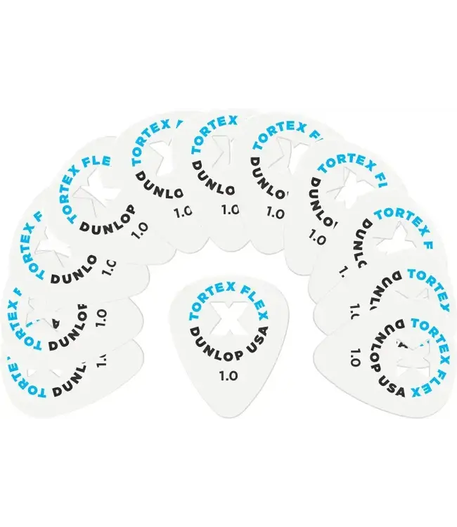 Dunlop Tortex® Flex™ X Pick 1.0mm - 12 Pack