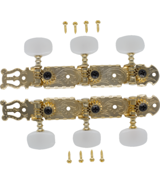 Gotoh Gotoh Lyra-style Classical Machine Tuners, Gold