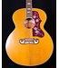 Gibson Epiphone Inspired By Gibson J-200 All Solid Acoustic with Fishman Sonitone, Aged Natural Antique