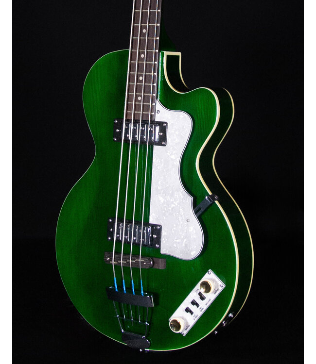 Hofner Ignition PRO Club Bass, Green Burst - Blem