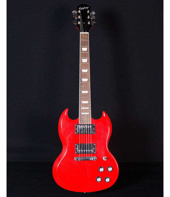 Epiphone Power Players SG Pack, Bag, Cable, Picks - Lava Red