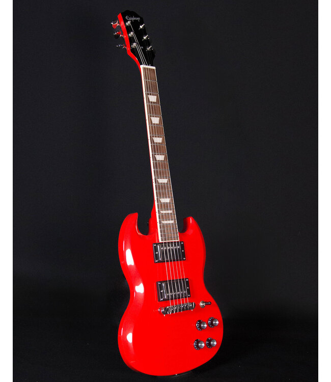 Epiphone Power Players SG Pack, Bag, Cable, Picks - Lava Red