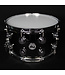 DW 8" x 14" Black Nickel Over Brass, Chrome Hardware