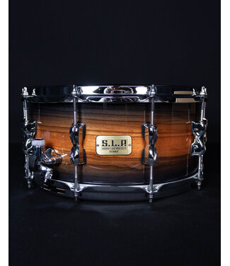Tama Tama LTD 14" x 6.5"  S.L.P. Bubinga / Maple Snare Drum, Midnight Zebrawood Burst