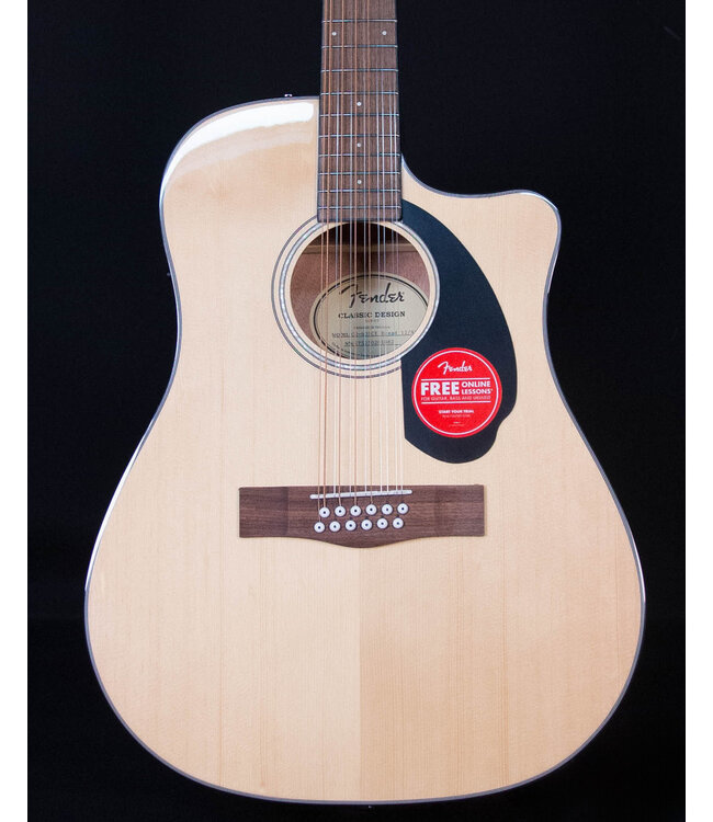 Fender CD60SCE 12-String, Natural