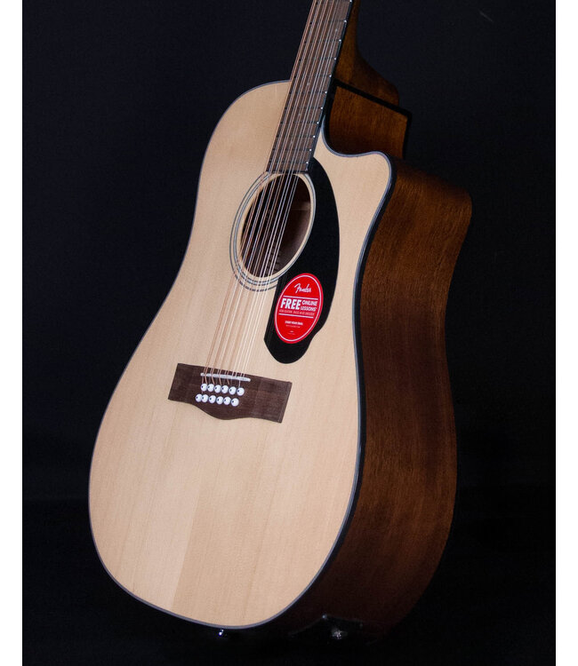 Fender CD60SCE 12-String, Natural