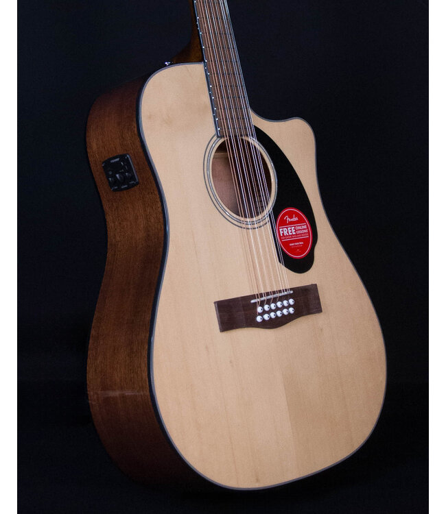 Fender CD60SCE 12-String, Natural