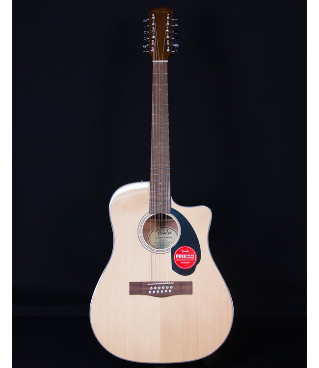 Fender CD60SCE 12-String, Natural