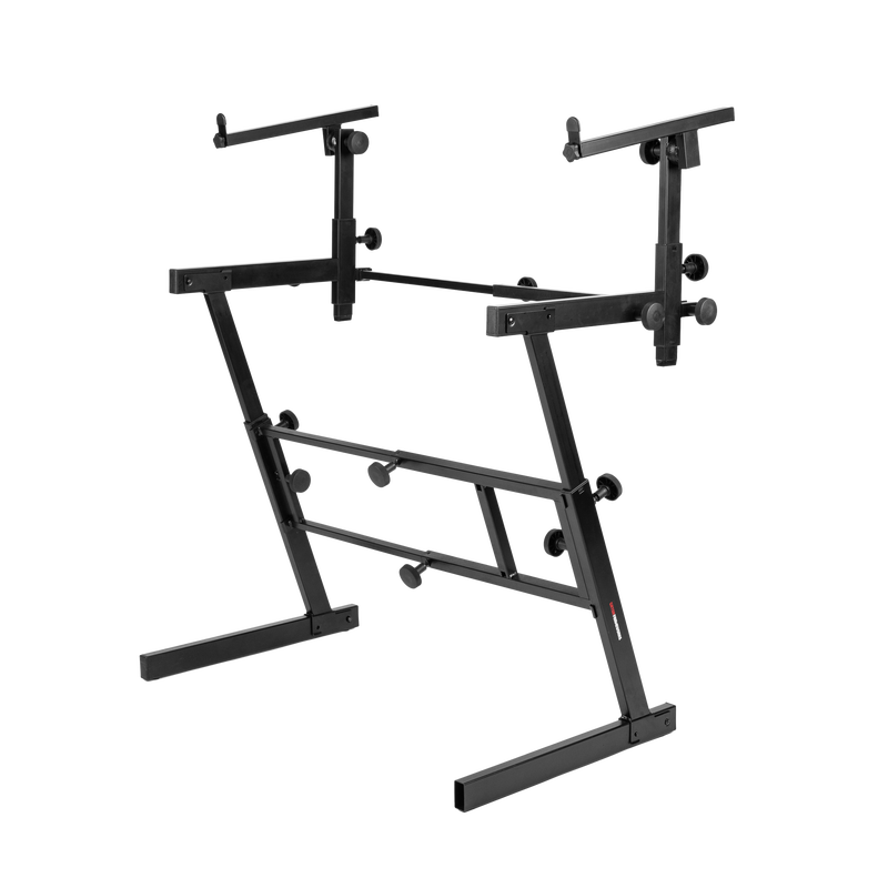 Gator Frameworks Adjustable Z-Style Keyboard Stand with 2nd Tier