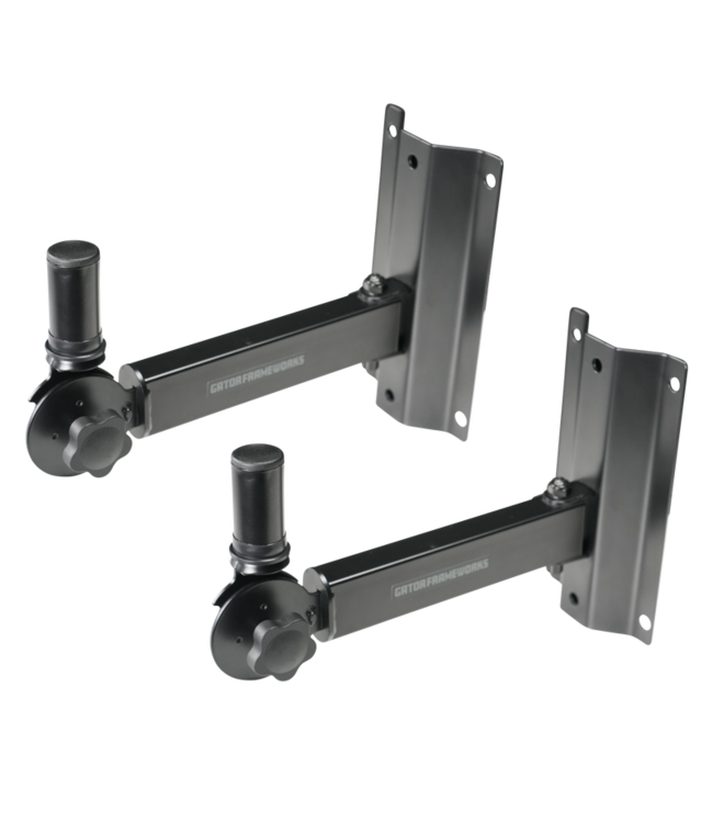 Gator Rok-It Adjustable Wall-Mount Speaker Brackets