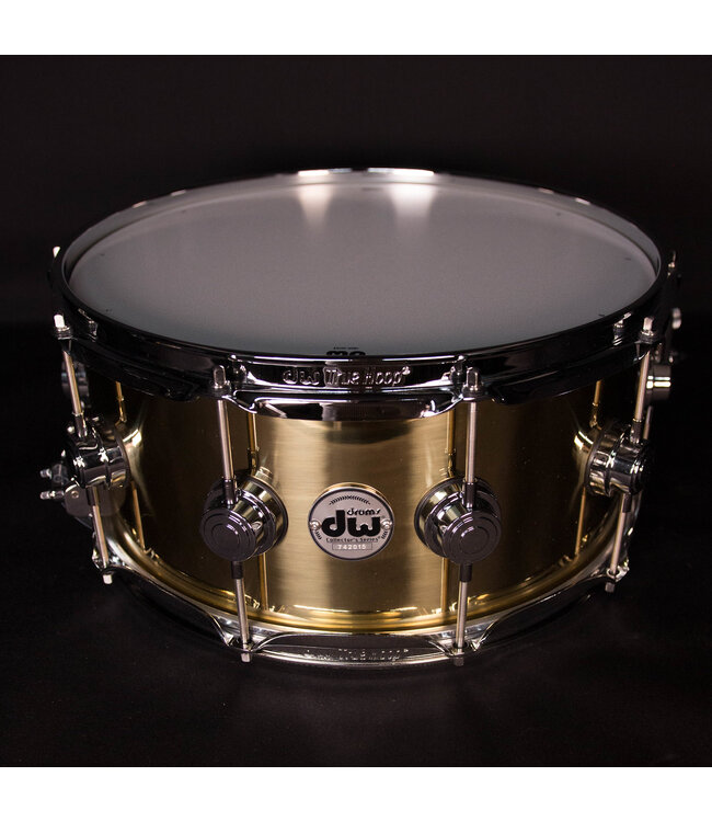 DW 14" x 6.5" Brass Snare, Polished
