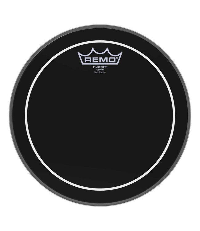 Remo 10" Pinstripe Ebony
