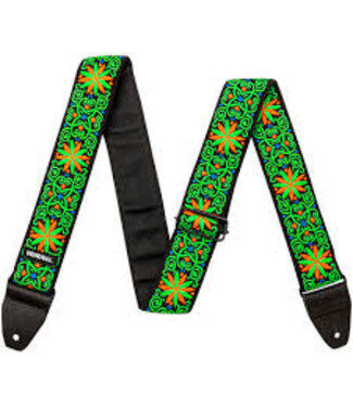 Dunlop Dunlop Jimi Hendrix™ Blacklight Fillmore Green Strap