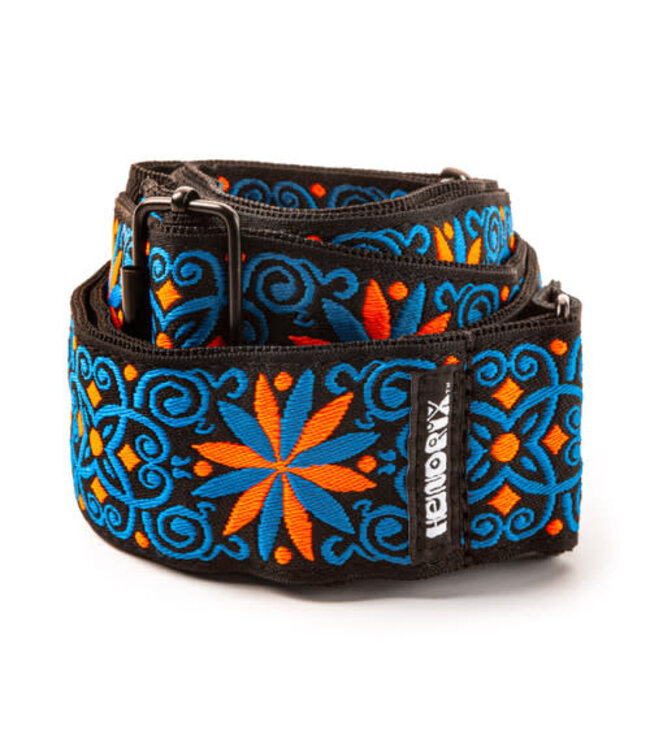 Dunlop Jimi Hendrix™ Blacklight Fillmore Blue Strap