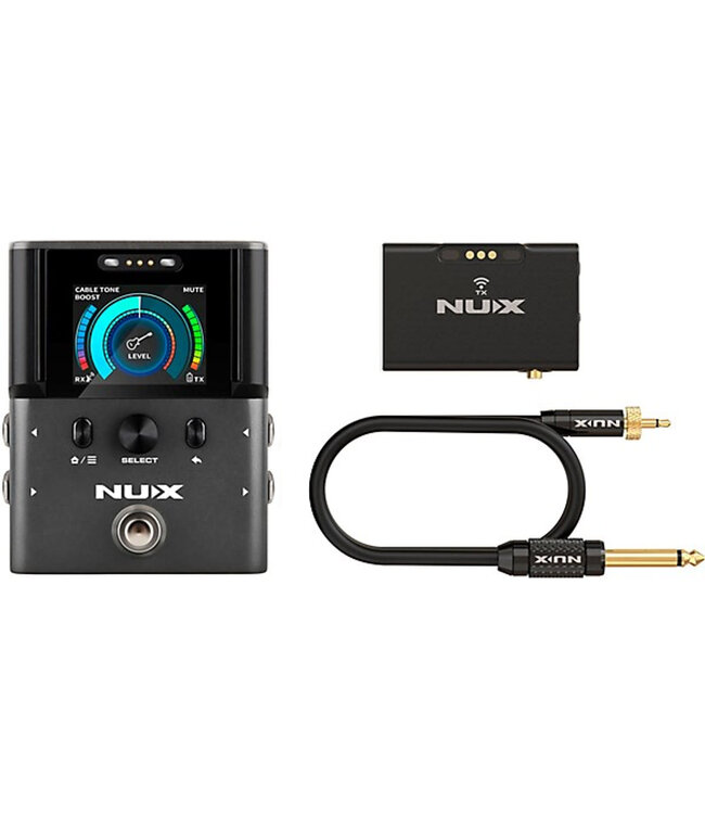 NUX B-8 2.4GHz Pedalboard Wireless System with Tuner and Boost Effect