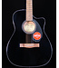 Fender CC-60SCE Concert, Walnut FB, Black