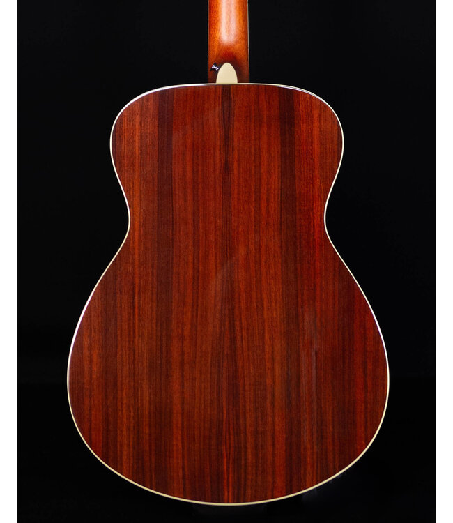 Yamaha FS830 Small Body Acoustic, Solid Top, Mahogany FB, Dusk Sun Red