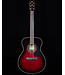 Yamaha FS830 Small Body Acoustic, Solid Top, Mahogany FB, Dusk Sun Red