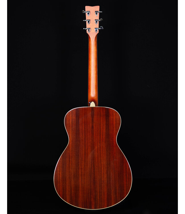 Yamaha FS830 Small Body Acoustic, Solid Top, Mahogany FB, Dusk Sun Red