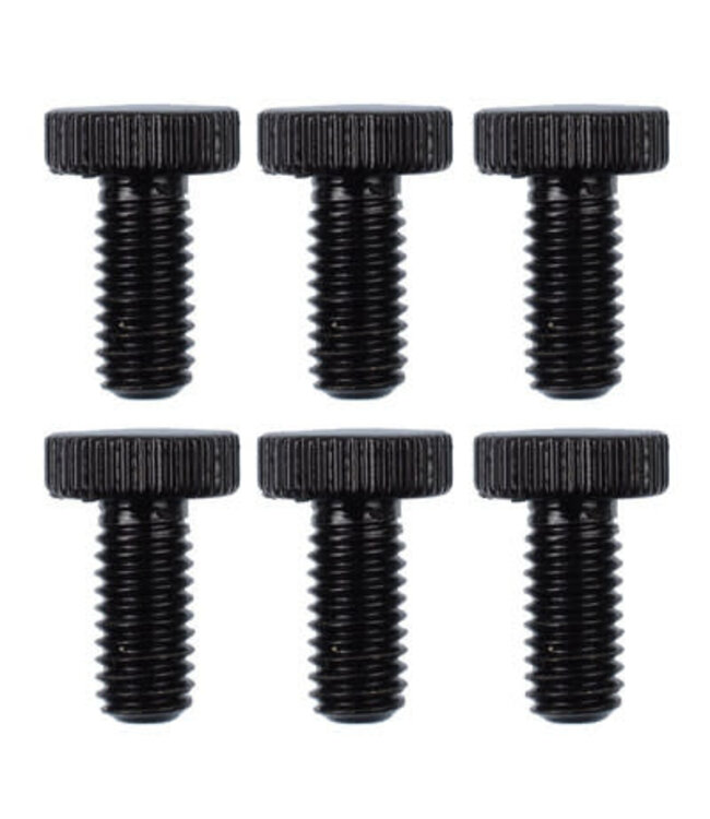 Retro Parts RP378B Fine Tuner Screws For Tremolo Bridge, 6pc Black