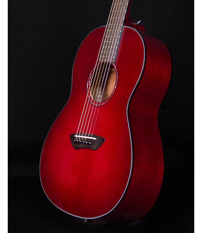 Yamaha CSF1M Parlor Size Acoustic Electric, Crimson Red Burst