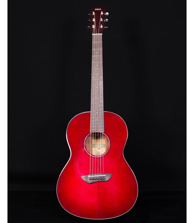 Yamaha CSF1M Parlor Size Acoustic Electric, Crimson Red Burst