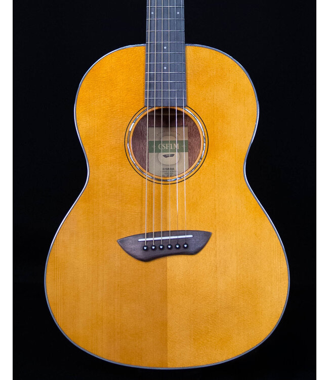 Yamaha CSF1M Parlor Size, Solid Top, Mahogany Back and Sides, Vintage Natural