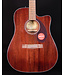 Fender CD-140SCE, Walnut FB, All-Mahogany with Case