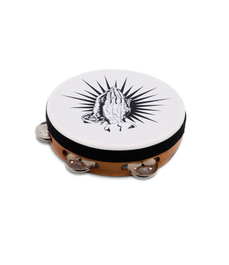 LP LP 8" Praying Hands Tambourine, White