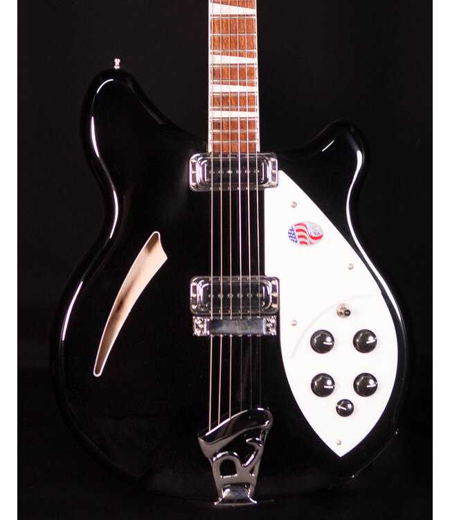 Rickenbacker Rickenbacker 360 Semi Hollow Electric Guitar, JetGlo