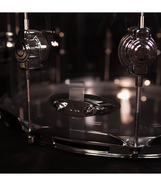 DW 14" x 8" Design Series Clear Acrylic Snare Drum