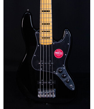 Squier Squier Classic Vibe '70s Jazz Bass V, Maple FB, Black
