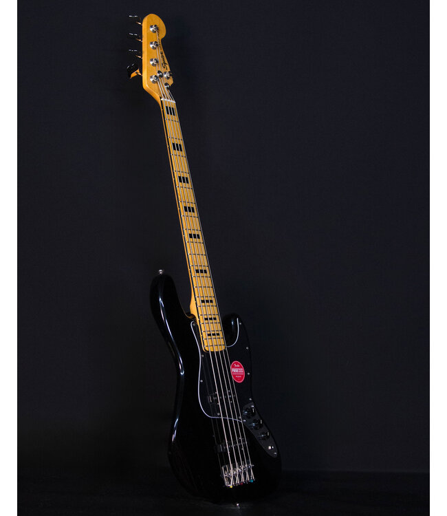 Squier Classic Vibe '70s Jazz Bass V, Maple FB, Black