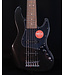 Squier Affinity Jazz Bass VI, Laurel FB, Black Metallic