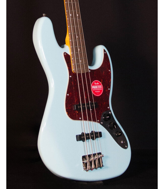 Squier Classic Vibe '60s Jazz Bass, Laurel FB, Daphne Blue