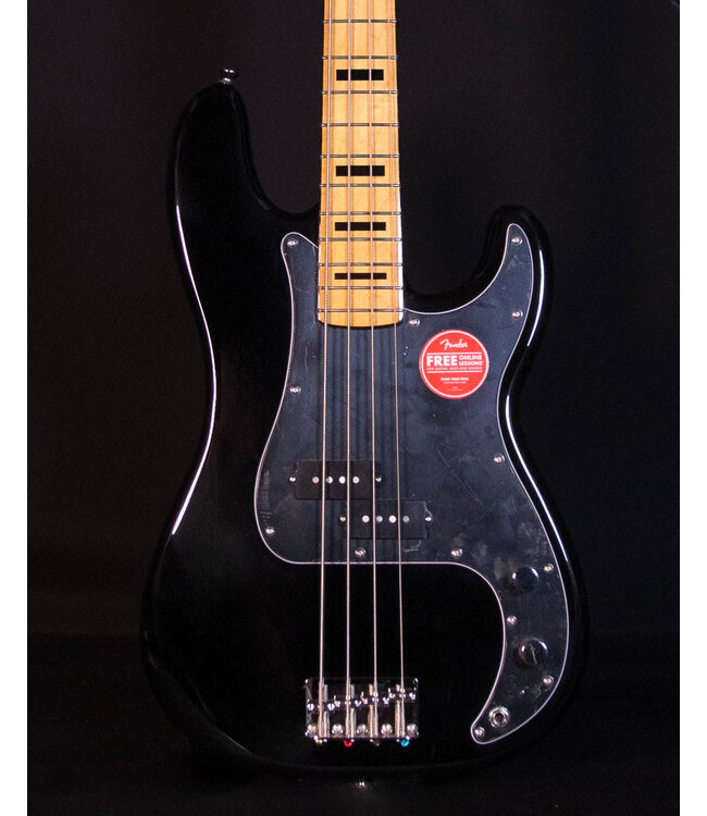 Squier Classic Vibe '70s Precision Bass, Maple FB, Black