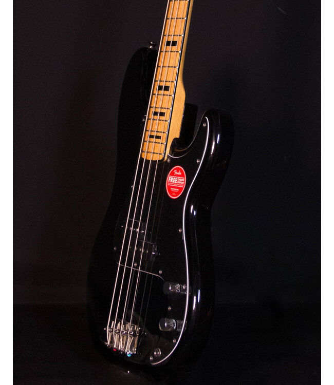 Squier Classic Vibe '70s Precision Bass, Maple FB, Black
