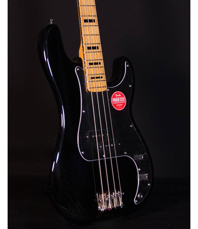 Squier Classic Vibe '70s Precision Bass, Maple FB, Black