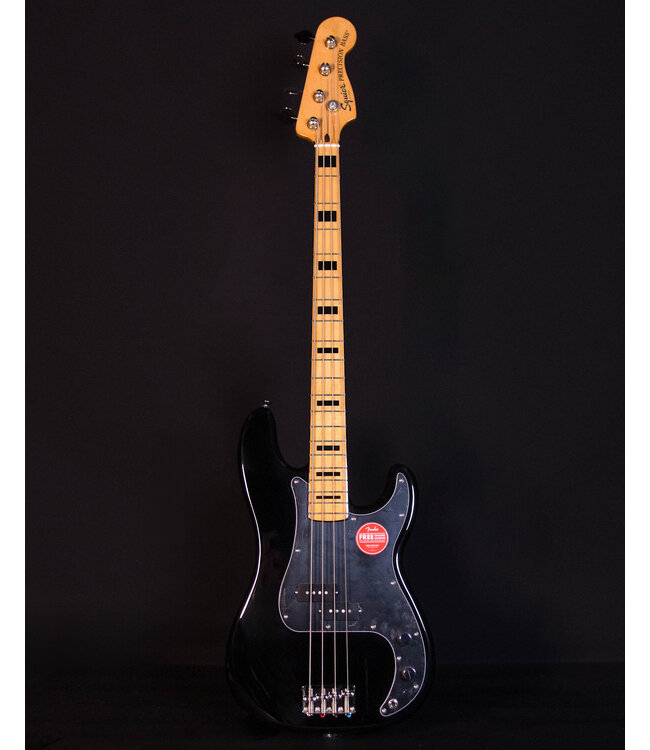 Squier Classic Vibe '70s Precision Bass, Maple FB, Black