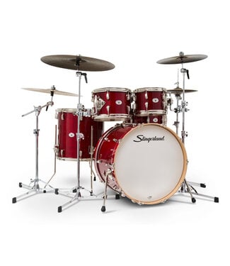 Slingerland Studio King Outfit, 5-Piece, 10/12/16F/22K/6.5x14S, Royal Crimson Lacquer