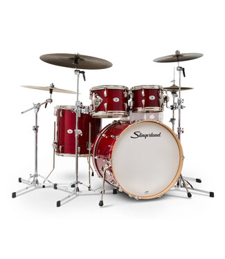Slingerland Studio King Outfit, 4-Piece, 10/12/16F/22K, Royal Crimson Lacquer