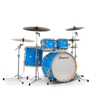Slingerland Studio King Outfit, 4-Piece, 10/12/16F/22K, Lunar Blue Lacquer