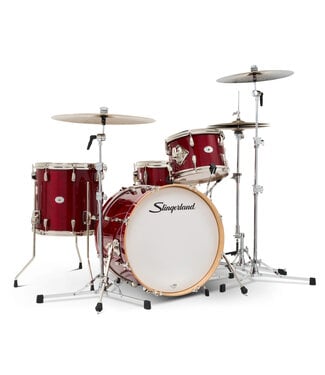 Slingerland Studio King Outfit, 4-Piece, 12/14F/20K/5.5x14S, Royal Crimson Lacquer