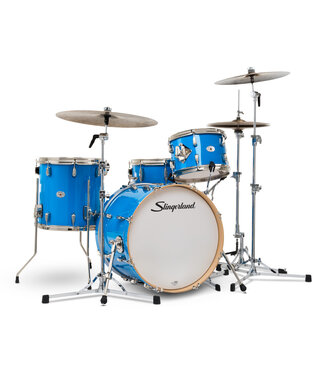 Slingerland Studio King Outfit, 4-Piece, 12/14F/20K/5.5x14S, Lunar Blue Lacquer