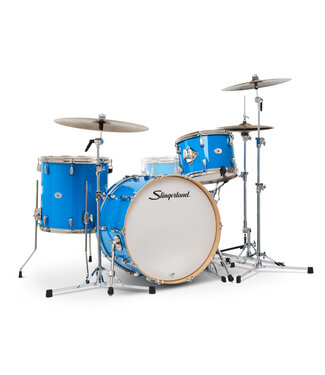 Slingerland Studio King Outfit, 3-Piece, 13/16F/22K, Lunar Blue Lacquer